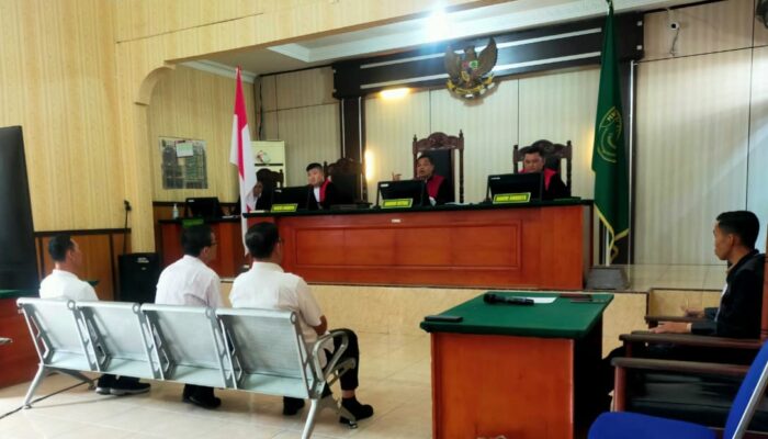 Sekda Dan Dua Pejabat Pemko Gunungsitoli Divonis 2 Bulan Penjara 