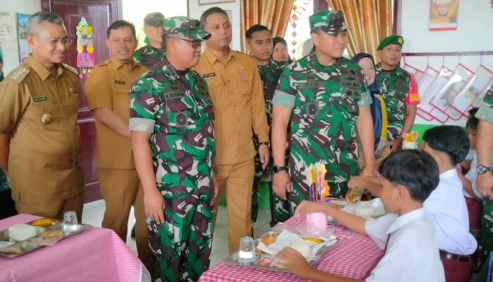 Uji Coba Program Prioritas Presiden, Pangdam 1/BB Kunjungi SDN 104244 Jatisari L.Pakam