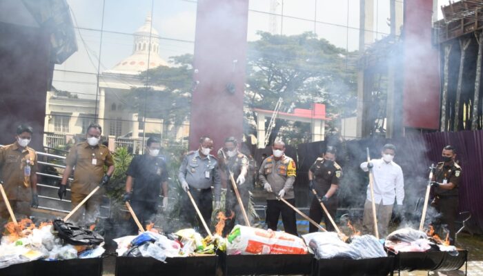 1,126 Gram Sabu Plus Senpi Dimusnahkan