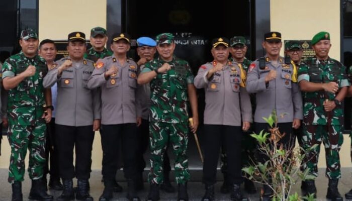 Perkuat Sinergitas TNI-Polri, Polres P.Siantar Sambut Kunjungan Pangdam I/BB