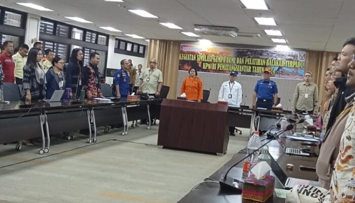 Peduli Penanggulangan Bencana, KPw BI P.Siantar Gelar Sosialisasi Dan Simulasi
