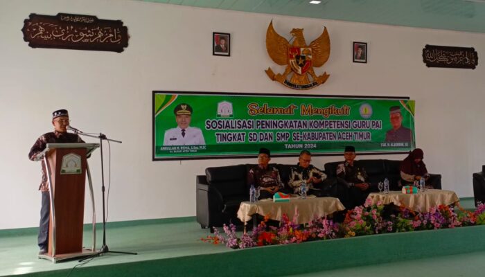 MPA Aceh Timur Gelar Sosialisasi Peningkatan Kompetensi Guru PAI