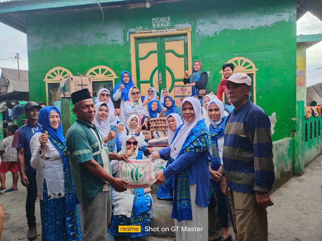 BKMT Kota Medan Bantu Korban Kebakaran