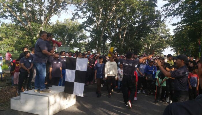 Ribuan Peserta Ikuti Senam Aerobik Dan Jalan Santai HUT Pertamina Dan HUT KPI 