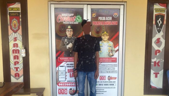 Keluarga Serahkan Pelaku Pembacokan Di Kuta Baro Ke Polisi