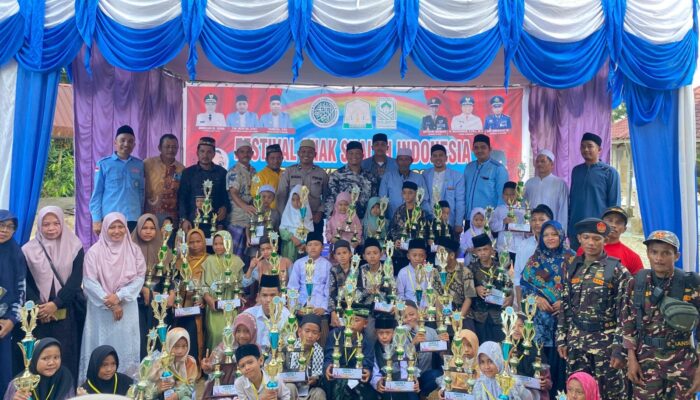 FASI BKPRMI Peunaron Sukses, Kafilah Bukit Tiga Juara Umum