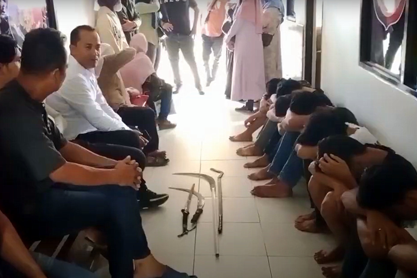 Polres Asahan Amankan 9 Orang Geng Motor