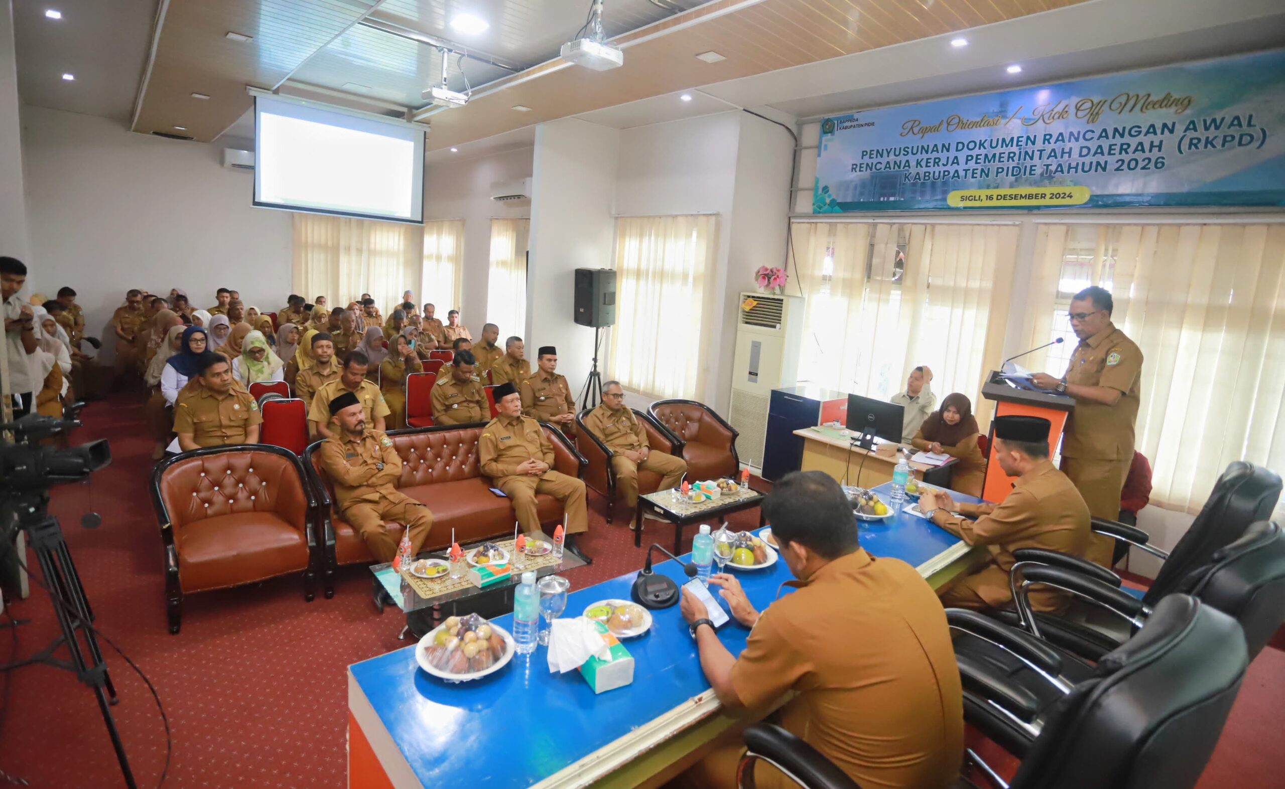 Bappeda Pidie Gelar Kick Off Meeting Penyusunan Dokumen RKPD