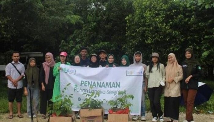 Himabio Unsam Peduli Lingkungan, Tanam Pohon Langka Di RTH
