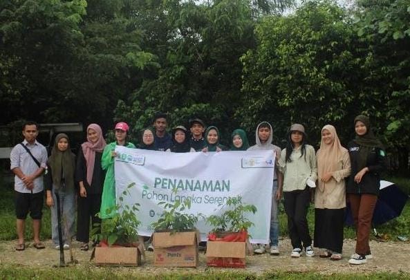 Himabio Unsam Peduli Lingkungan, Tanam Pohon Langka Di RTH
