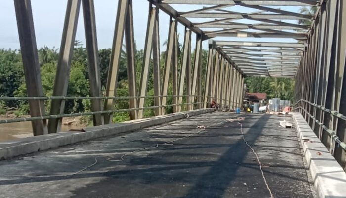 Jembatan Titi Besi Penghubung Sergai-Deli Serdang Difungsikan 23 Desember