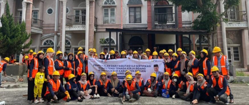Pemuda Bireuen Dilatih Bidang Konstruksi