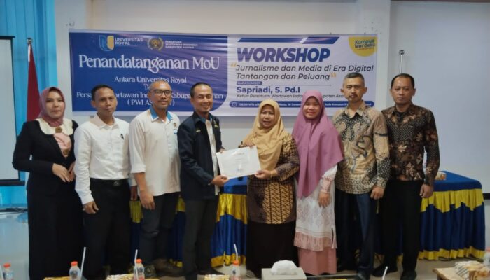Universitas Royal MoU Dengan PWI Asahan