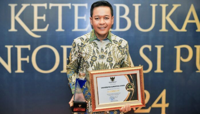 Empat Tahun Berturut, USU Raih Penghargaan KIP Sebagai Lembaga Pendidikan Informatif