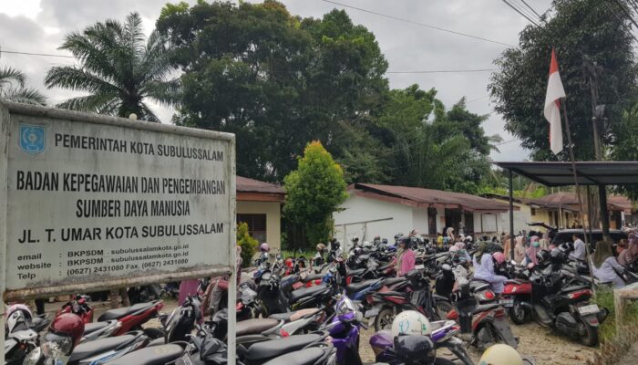Puluhan Honorer Geruduk Kantor BKPSDM Subulussalam, Rano Sartono Tak Ditempat