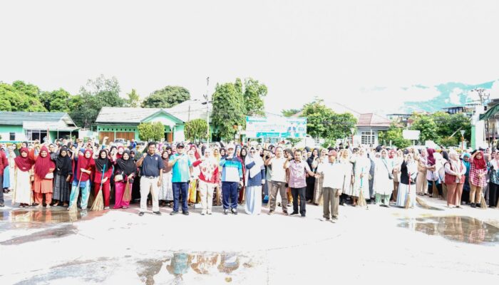 Peringati HKSN, Pemkab Agara Gelar Gotong Royong Masal