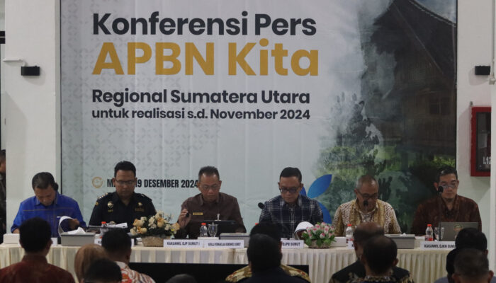 APBN Sumut Hingga Akhir November 2024 Tetap Optimistis