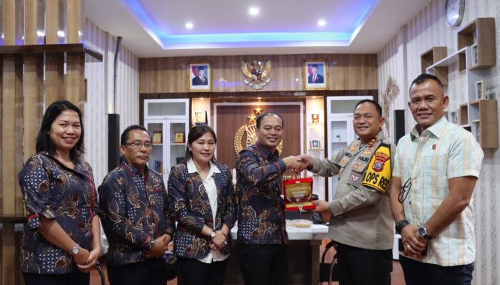 Kapolres Sambut Hangat Silaturahmi Bawaslu Humbahas