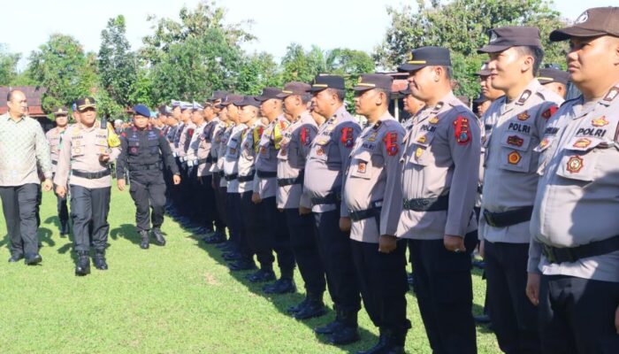 Polres P. Siantar Turunkan 300 Personel Pengamanan Nataru