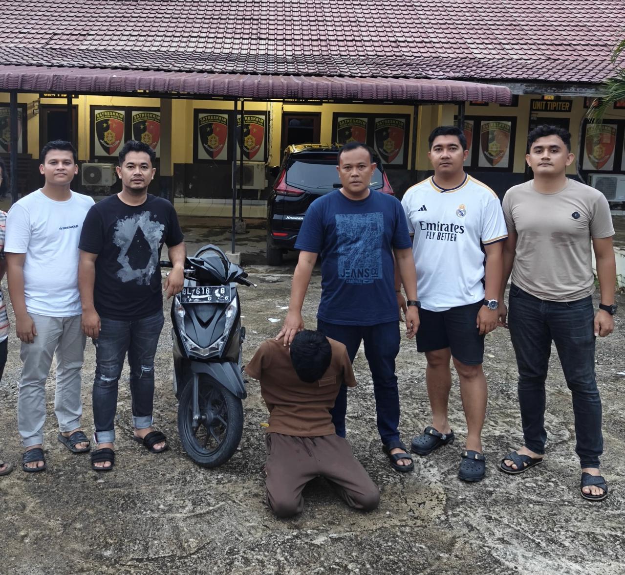 Selang Waktu 13 Jam, Tim Opsnal Polres Abdya Amankan Pelaku Curanmor