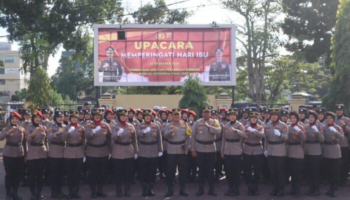 Srikandi Polresta Banda Aceh Gelar Upacara Peringatan Hari Ibu