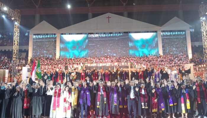 15.000 Jemaat Antusias Rayakan Puncak Natal Oikumene Sumut 2024