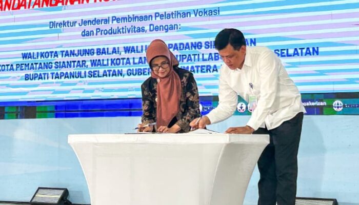 Wali Kota Pematangsiantar Tandatangani MoU Peningkatan Kompetensi Dan Bantuan Permodalan