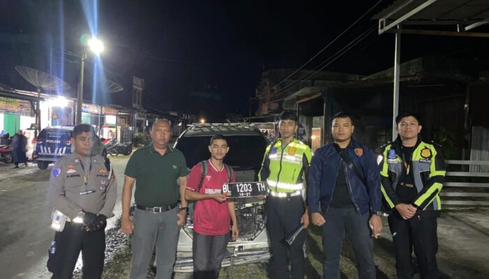 Satlantas Polres Abdya Bekuk Pelaku Tabrak Lari Tak Sampai 24 Jam
