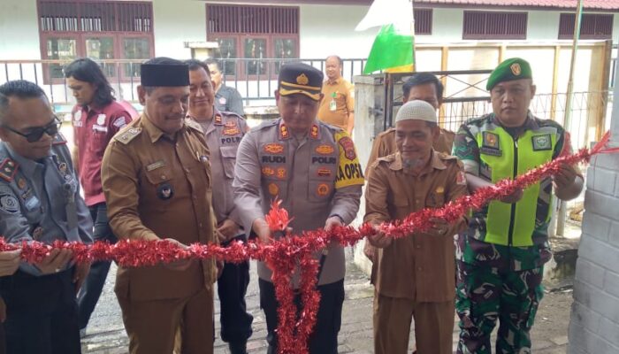 Polres Nagan Raya Launching Yang Kedua Kampung Bebas Narkoba