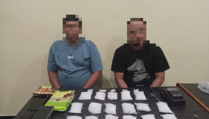 Polres Aceh Tamiang Amankan Dua Pelaku Dan Sabu 1.731.41 Gram