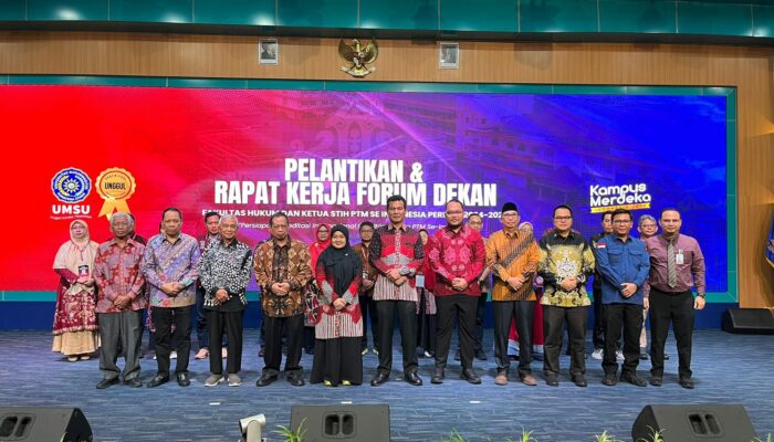 FH.UMSU Sukses Selenggarakan Pelantikan Dan Raker Fordek & Ketua STIH PTM