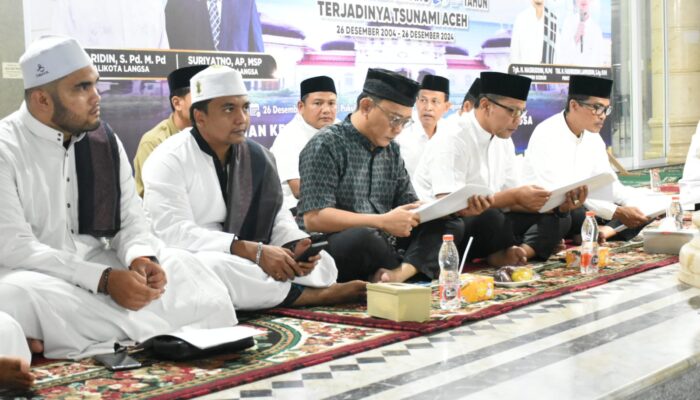 Pemko Langsa Gelar Dzikir Dan Tausiyah Akbar Peringatan Tsunami Aceh