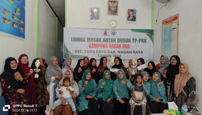 PKK Desa Babah Dua Gelar Lomba Masak