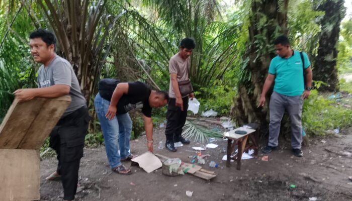 Polsek Bilah Hulu Grebek Sarang Narkoba Di Linggatiga