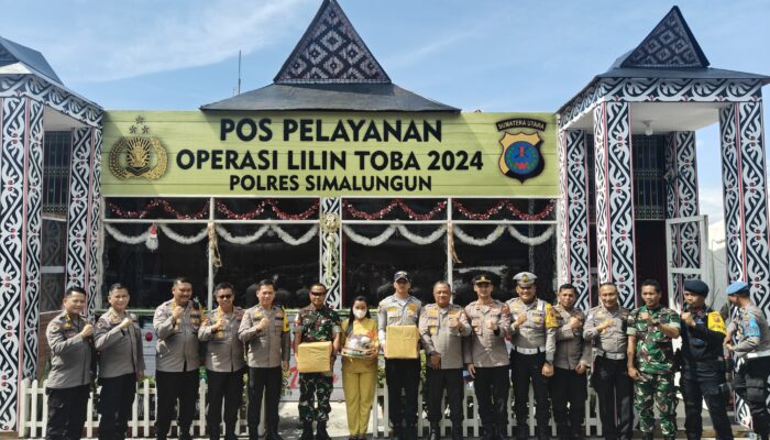 Itwasum Polri Tinjau Pelaksanaan Operasi Lilin Toba 2024 Di Parapat