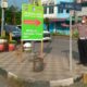 Polres Pematangsiantar Pasang Spanduk Imbauan Dan Pengalihan Arus