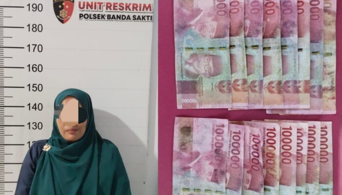 Transaksi Dengan Uang Palsu, Perempuan Asal Langkahan Diamankan Polisi