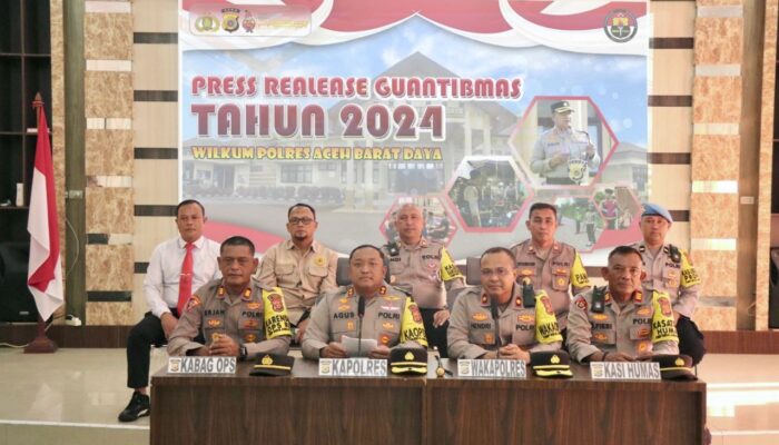 Polres Abdya Ungkap Puluhan Kasus, Didominasi Narkoba dan Lakalantas