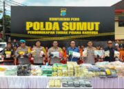 Poldasu Ungkap 22 Kasus Narkoba Dalam Sepekan