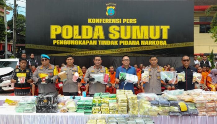 Poldasu Ungkap 22 Kasus Narkoba Dalam Sepekan