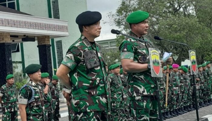 Pangdam I/BB Ajak Seluruh Prajurit Dan ANS Jaga Disiplin Dan Dedikasi Yang Tinggi