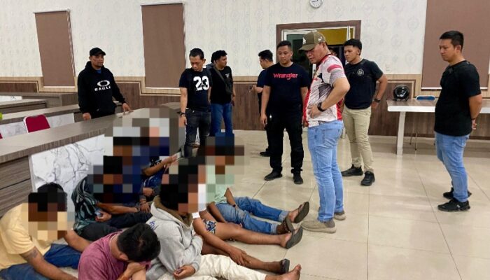 Bubarkan Tawuran, Polres Pelabuhan Belawan Amankan Pelaku Narkoba Dan Mesin Judi