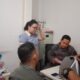 Saat penyerahan terduga pelaku KDRT ke JPU Tahap II Ke Cabjari Deliserdang di Labuhandeli. Waspada/ist