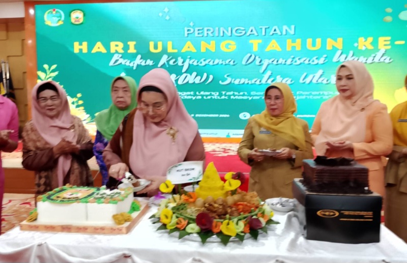Rayakan HUT Ke 54, Pj Gubsu Sampaikan Apresiasi Untuk BKOW Sumut