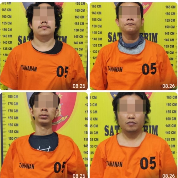 Polres P.Siantar Ringkus 4 Pemain Judi Kiu Kiu