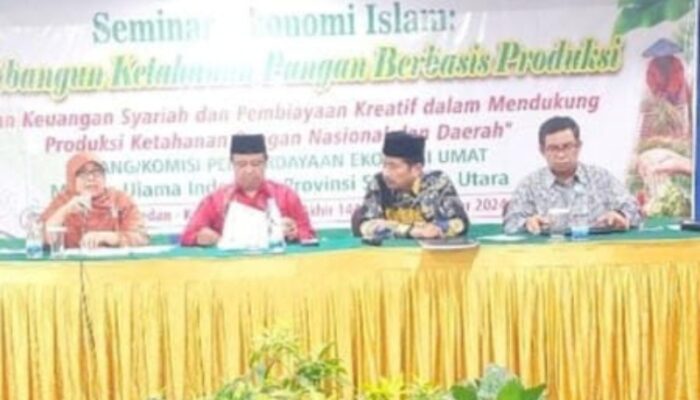 Komisi Pemberdayaan Ekonomi Umat MUI Sumut Gelar Seminar Bangun Ketahanan Pangan Berbasis Halal