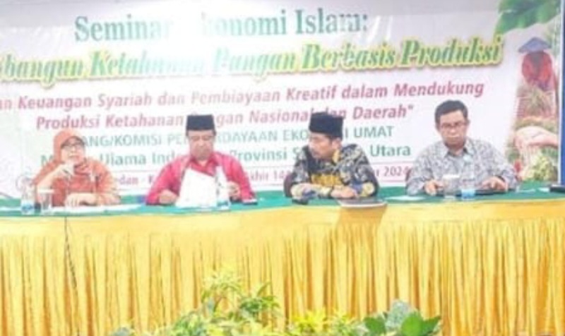 Komisi Pemberdayaan Ekonomi Umat MUI Sumut Gelar Seminar Bangun Ketahanan Pangan Berbasis Halal