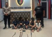Lima Pelaku Tawuran Di Jalan Selambo Ditangkap
