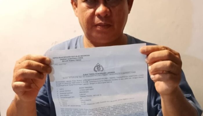Dugaan Penghinaan, Anggota Dewan Dilapor Ke Polres Tebing Tinggi