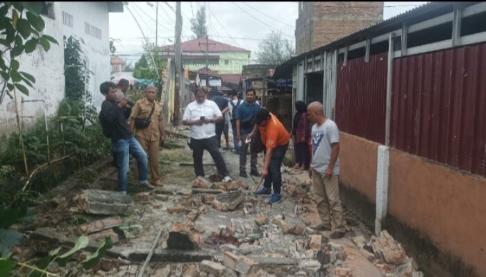 Tertimpa Tembok SPBU, Ibu Kritis, Dua Putrinya Tewas Di Pancurbatu
